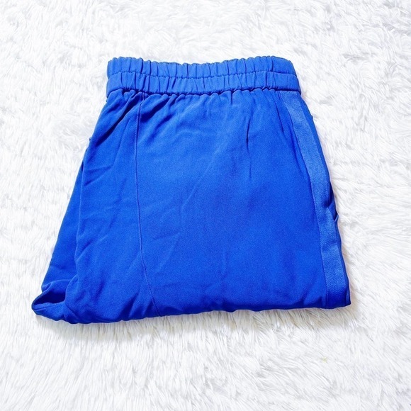 Escada Royal Blue Straight leg Elastic Waistband Pant SZ40 - Picture 8 of 9